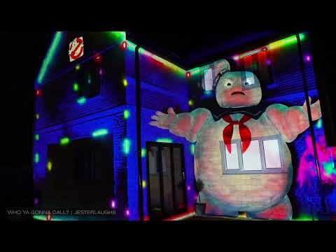 2025 Ghostbusters Light Projection Show