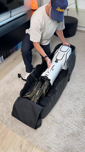 The ultimate combo: Sportr Pro protecting your clubs, and MNML Golf carrying them in style. Built for golfers who demand performance on and off the course. #golf #asmr #travel #golfer #golfaddict | Sportr Pro