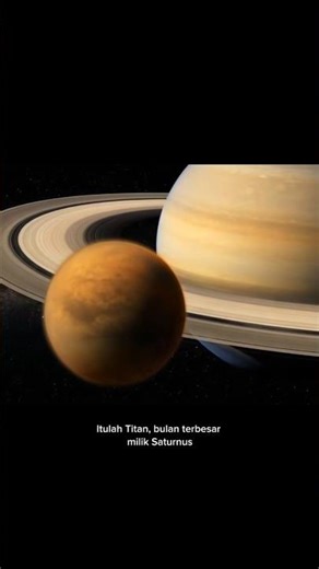 Bulan Ini Ada Tasik… Tapi Bukan Air #astronomi #malaysia #sainsmenarik #planet #titanmoon #snowfall