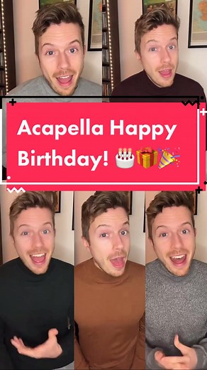 Acapella Happy Birthday Song for Your Birthday Buddy 🎂🎁