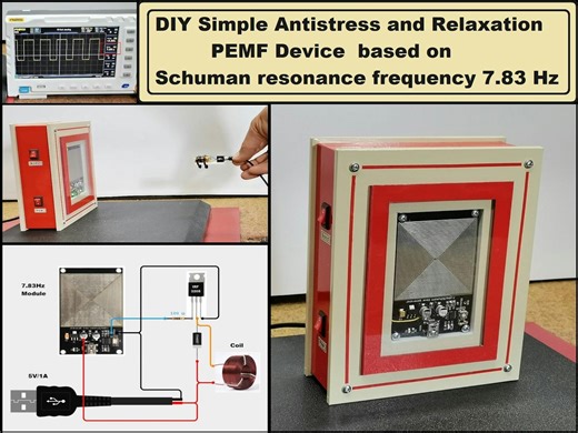 DIY Simple Antistress and Relaxation PEMF Device