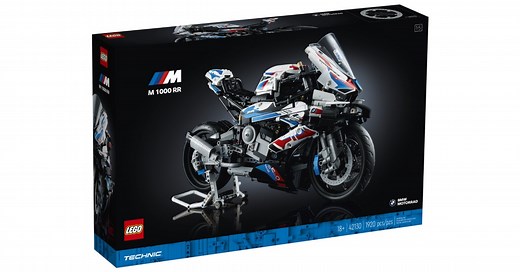 LEGO collaborates with BWM for 2022 launch of new 1,900-piece M 1000 RR motorbike set