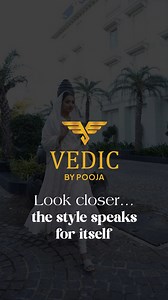 Sometimes, change turns heads. But look a little closer; what truly defines us hasn’t changed. With a new logo and the same timeless craftsmanship, Vedic Fashion continues to celebrate the elegance you’ve always known. #VedicByPooja #TimelessElegance #RedefinedStyle #CraftedWithLove #IndianWear #NewLookSameSoul | Vedic Fashion