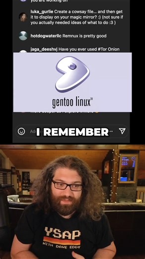 Dave Eddy on Instagram: "mastering gentoo linux installation and just installing linux from scratch in general. you suck at programming #programming #devops #bash #linux #unix #software #terminal #shellscripting #tech #stem"