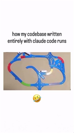 How your Codebase entirely written with AI runs 😂