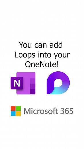 You can add Loops into your OneNote! #microsoft #OneNote #Loop