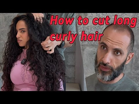 How to Cut Long Curly Hair for Shape, Volume, and Versatility ✂️💫