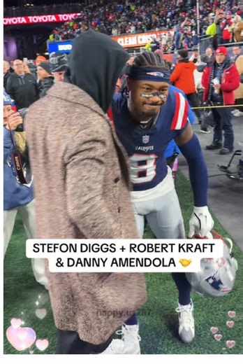 Caring for teammates and respecting opponents is the secret to Diggs’ success🩷#StefonDiggs #Patriots#NFL#SportsmanshipMatters #FootballLegend