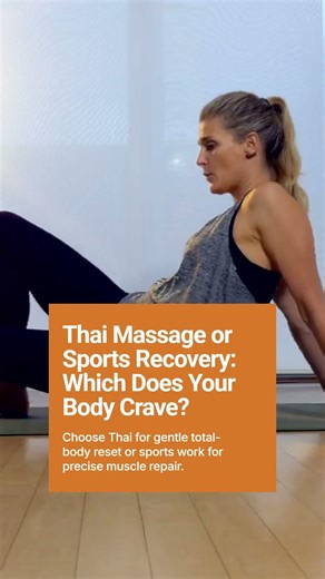 Thai Massage or Sports Recovery?
