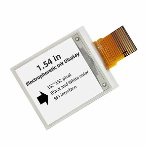 [Hot Item] Black and White Colors 152*152px 1.54 Inch Small Size E-Ink Epaper Module Display 720p EPD