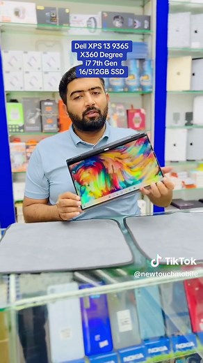 Dell XPS 13 9365 2 in 1 core i7 7th gen 16GB Ram 512GB SSD X360 Touchscreen Display #foryou #dellxps #dellxps13 #2in1laptop #laptop #dubai_dxb_uae #sharjah_uae #abudhabitiktok #saudiarabia_tiktok #nepalitiktok