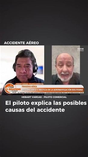 Hebart Vargas explains that a depressurization can occur due to a system failure.