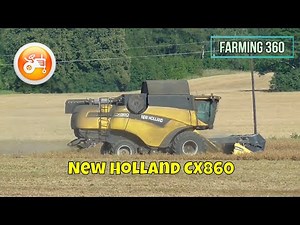 Harvest 2020 | New Holland CX860 combine harvesting peas