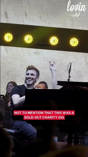 Zade Dirani sold out the charity concert at the Cultural Palace