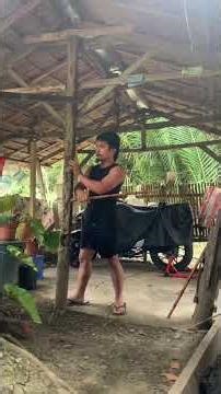 Where rain meets rhythm, and flip flops meet flow. #arnis #filipinomartialarts