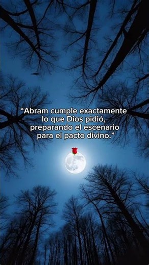 Génesis 15:10 — La obediencia de Abram 🥰