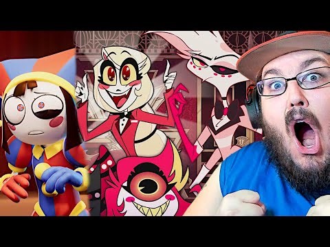 Hazbin Hotel – Announcement Season 2?!?! & THE AMAZING DIGITAL CIRCUS [OFFICIAL TRAILER] REACTION!!!