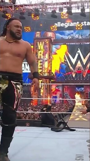 Jacob Fatu is on DEMON TIME 🫣 #WrestleMania