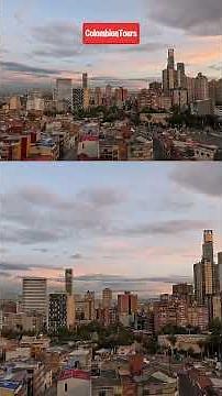 Sunrise in Bogotá | Colombia in 4K 🇨🇴 | ColombianTours #short #shorts