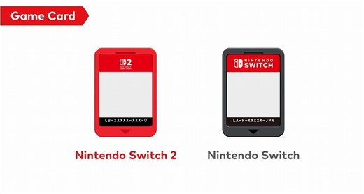 The new Switch 2 cartridges will be much faster, with more storage and visually different, but will be the same size