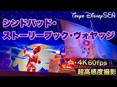 東京ディズニーシー肉眼でみるより綺麗な｢シンドバッド･ストーリーブック･ヴォヤッジ｣《4K60fps高感度撮影》