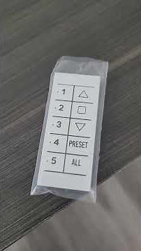 How to Program a Gaposa Emitto remote when you can not unplug