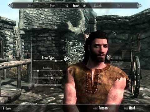Skyrim Characters - Male Nord Character Creation