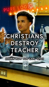 CHRISTIANS DESTROY TEACHER 🔥 If you're ever told that dinosaurs evolved into birds, ask them why the evidence is missing 😐 The only fossils evolution depends on are "ghost lineages" and creatures they admit were ALREADY real birds. If evolution is true, then where are the transitional fossils, ones that show the gradual evolution between dinosaurs and birds? Evolutionists admit that these fossils are missing, so they have to create the idea of "punctuated equilibrium" to explain why we don't f