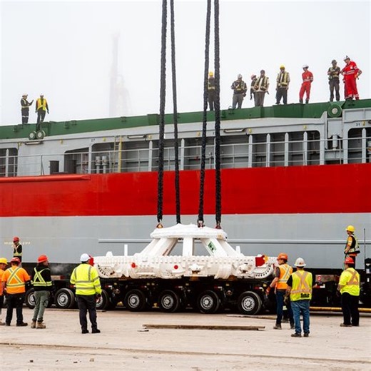 Hamilton-Oshawa Port Authority | 🚇 Building Ontario’s Future, One Tunnel at a Time HOPA was proud to support a key milestone in Ontario transit with the arrival of two... | Instagram