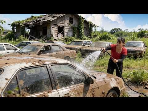 Genius Girl Cleans the Dirtiest Car Ever | Satisfying ASMR and Full Repair