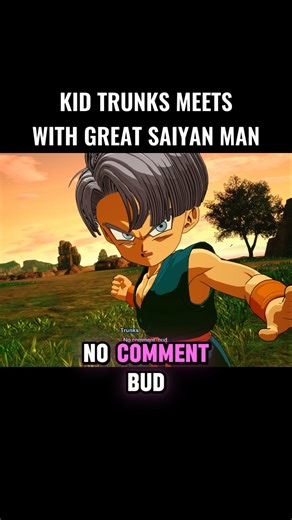 Kid Trunks Meets With Great Saiyan Man 🤯 #crashout #trunks #sparkingzero #dragonball #dbz