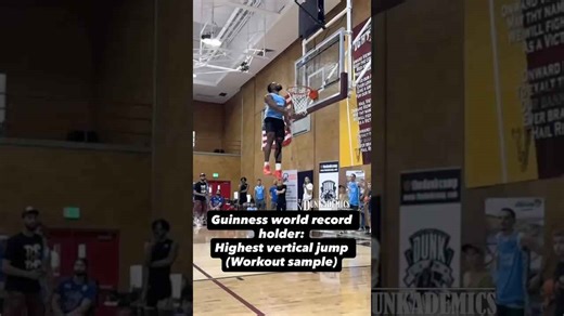 Guinness World Record holder vertical jump workout