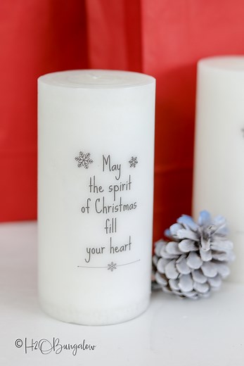 How to Add Words to Candles