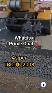What is Prime Coat in Road Construction? 🛣️ | IRC & MoRTH Specifications Explained!#highway #viral ।