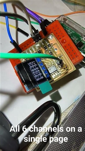 all 6ch up and working #ch32v003 #arduino #esp32