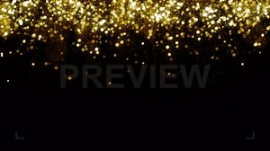 Gold Particles Background Stock Motion Graphics