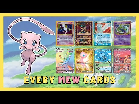 Every Mew Pokemon Card #Mew #PokemonTCG #151