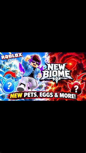 NEW BIOME UPDATE! 😱 NEW PETS & EGGS! | Roblox #short #viral