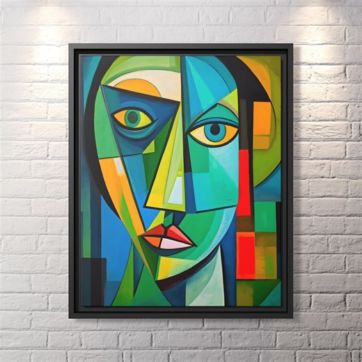 Wall Art Picasso Pint Modern Cubism Painting Picasso Canvas Big Painting Pop Culture Poster Picasso Cubist Wall Art New Homeowner Gift Print - Etsy