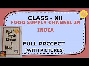 CBSE CLASS 12th Economics Project on Food supply channel ,chain in India 2025-26