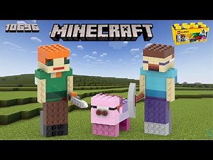 Steve and Alex Minecraft Lego Classic 10696