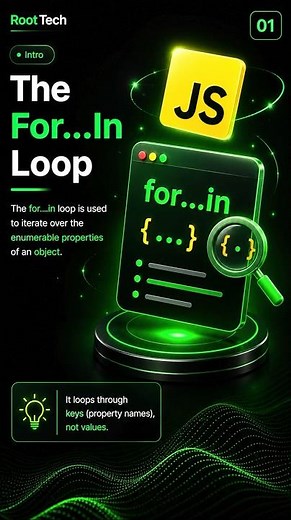 JavaScript for...in Loop Explained 🔥 (Objects Made Easy)