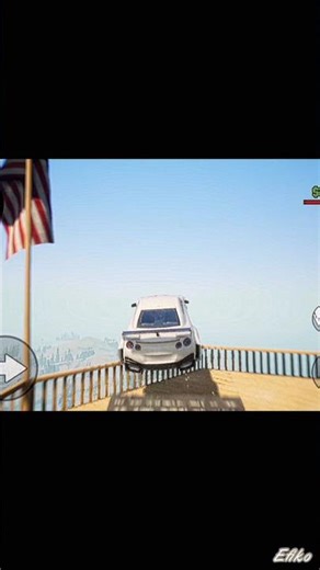 White GTR Flying From Mount Chiliad 🚀 | GTA SA Extreme Graphics Mod