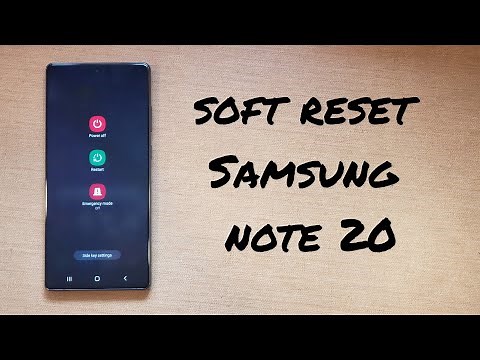Soft Reset Samsung Galaxy Note 20 (restart phone)