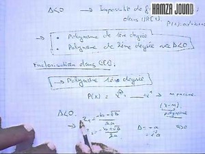 #12# factorisation de Polynôme du second degré en facteurs irréductibles dans R[X] et C[X]