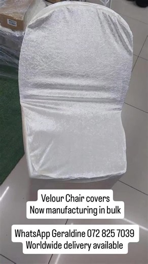 Velour Chairs ideal for your next event Add a touch off class to your next function | Decor Essentials | Facebook