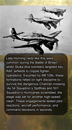 ⚔️ ME109s GUARD THE STUKAS #Stuka #ME109 #Spitfire #Hawkinge #Lympne #Manston #BattleOfBritain #WWII #AerialCombat #RAF #fblifestyle 👇 See the comments for deeper info | Gist of History