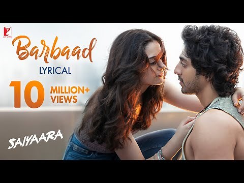 Lyrical | Barbaad Song | Saiyaara | Ahaan Panday, Aneet Padda | The Rish | Jubin Nautiyal