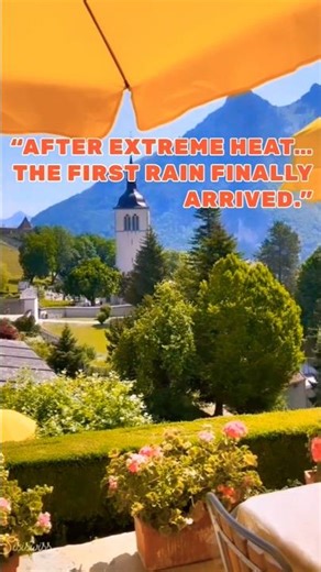 First Rain After Summer Heat ☔ | Nature Relief #rain #monsoon #nature