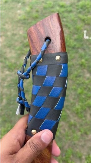 Handmade Blue Black Axe | Boston Leather